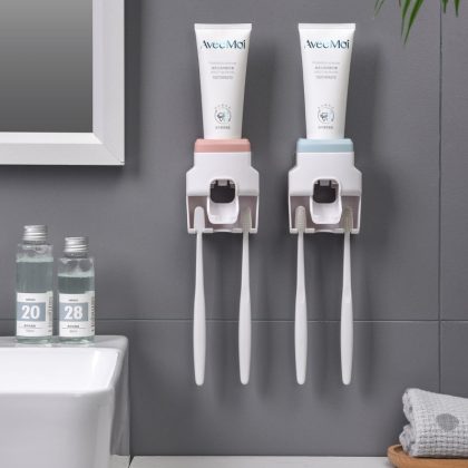 2 In 1 Creative Lazy Automatic Toothpaste Holder